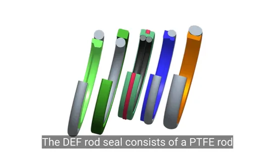 PTFE Bronze PU Hydraulic Oil Seal Rod Step Mechanical Rubber Gasket Gsj 