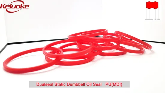 Versatile Polyurethane Rotary Static Seal Ring for Cylinder Applications Op Dualseal 
