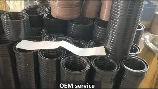 Nonskid Oil Resistance EPDM NBR FPM FKM Silicone Rubber Dust Seal Ring 