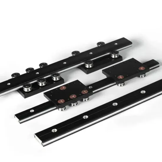 Heavyweight Linear Guide with Double Column Rolling Elements in Steel 